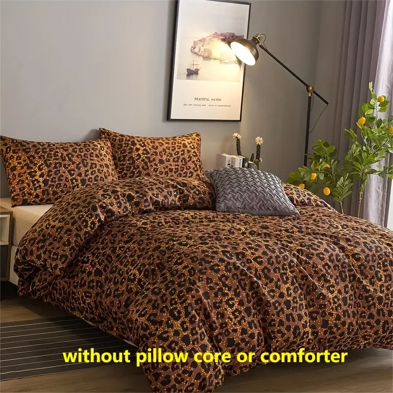 Soft And Breathable Leopard Print Duvet