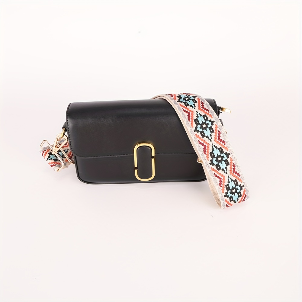 Vintage Pattern Bag Strap Adjustable Strap Coin Purse Wide