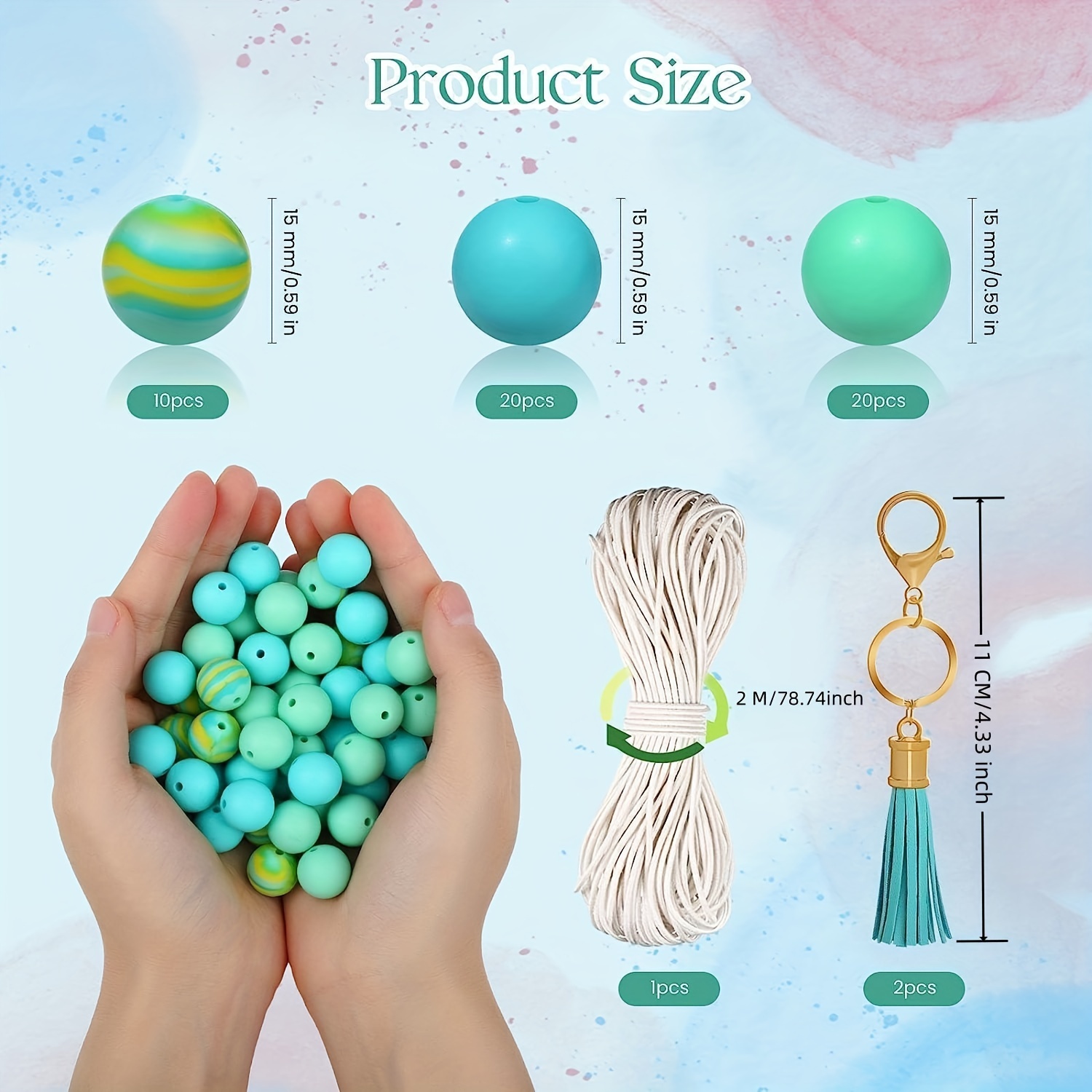 DIY silicone bead kit 15mm