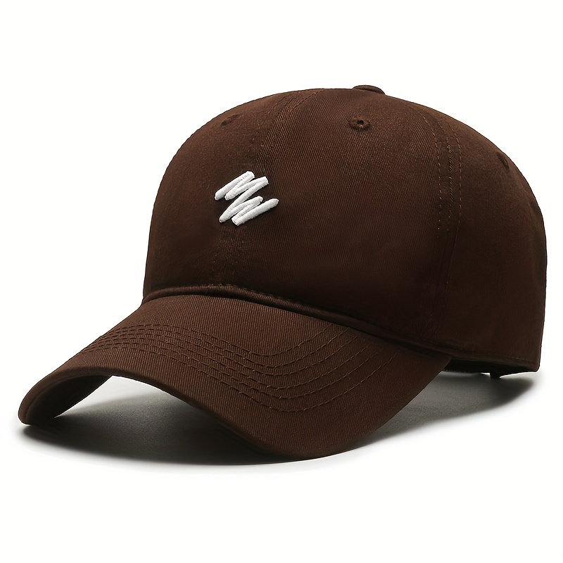 Embroidery Baseball Cap Solid Casual Dad Hat Unisex Adjustable Sun Hats