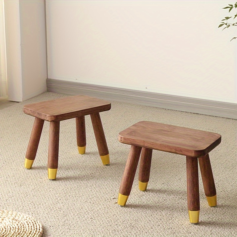 Solid Wood Small Stool Rectangular Small Bench Outdoor - Temu Canada