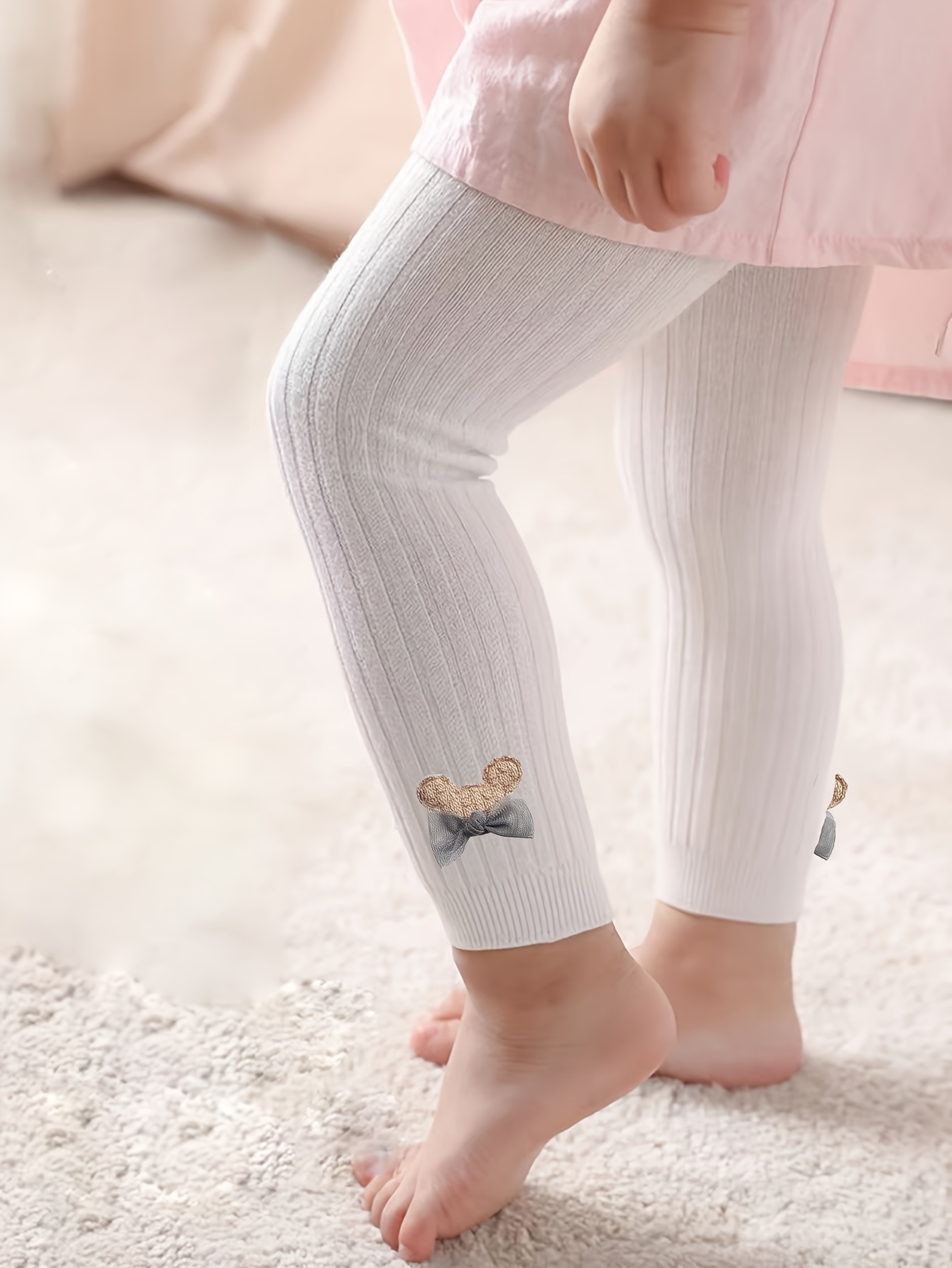 White Leggings Toddler Girl - Temu