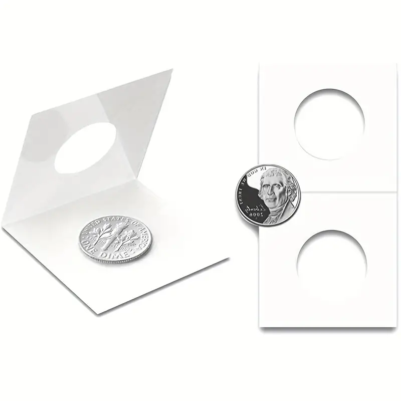 Coin Flip Mega Assortment 2x2 Cardboard Coin Holders For - Temu