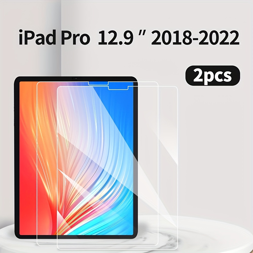 Protection écran en verre trempé pour iPad Pro 12.9 2018, 2020, 2021, 2022