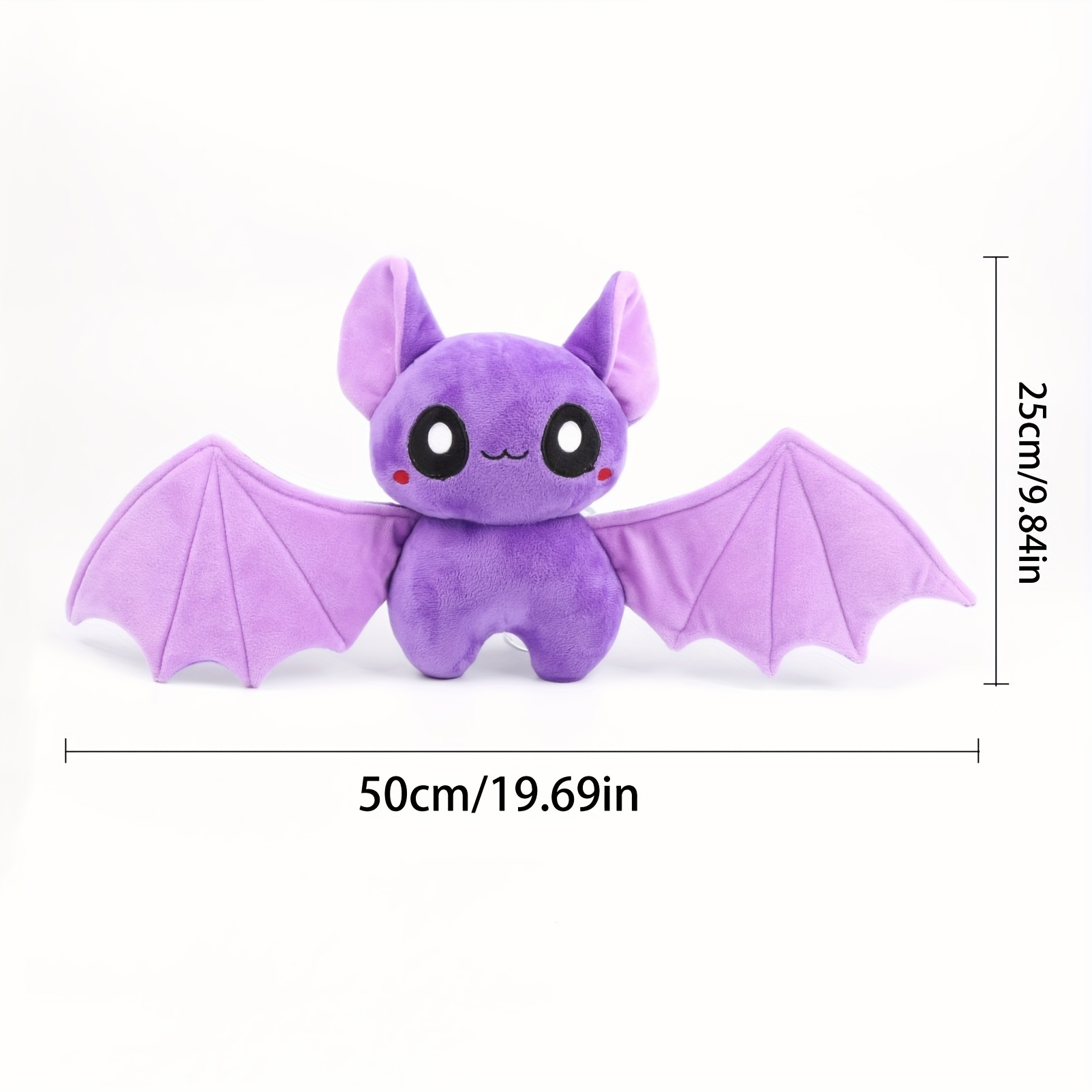 Kawaii Halloween Bat Plush Toys Cute Colorful Halloween Bat Temu