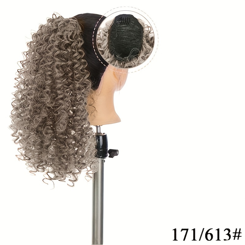 Curly Drawstring Ponytail for Women Synthetic Hair