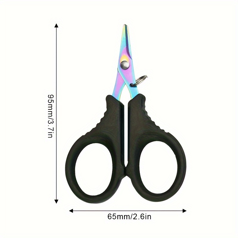 Titanium Coating Stainless Steel Fishing Scissors Fishing - Temu