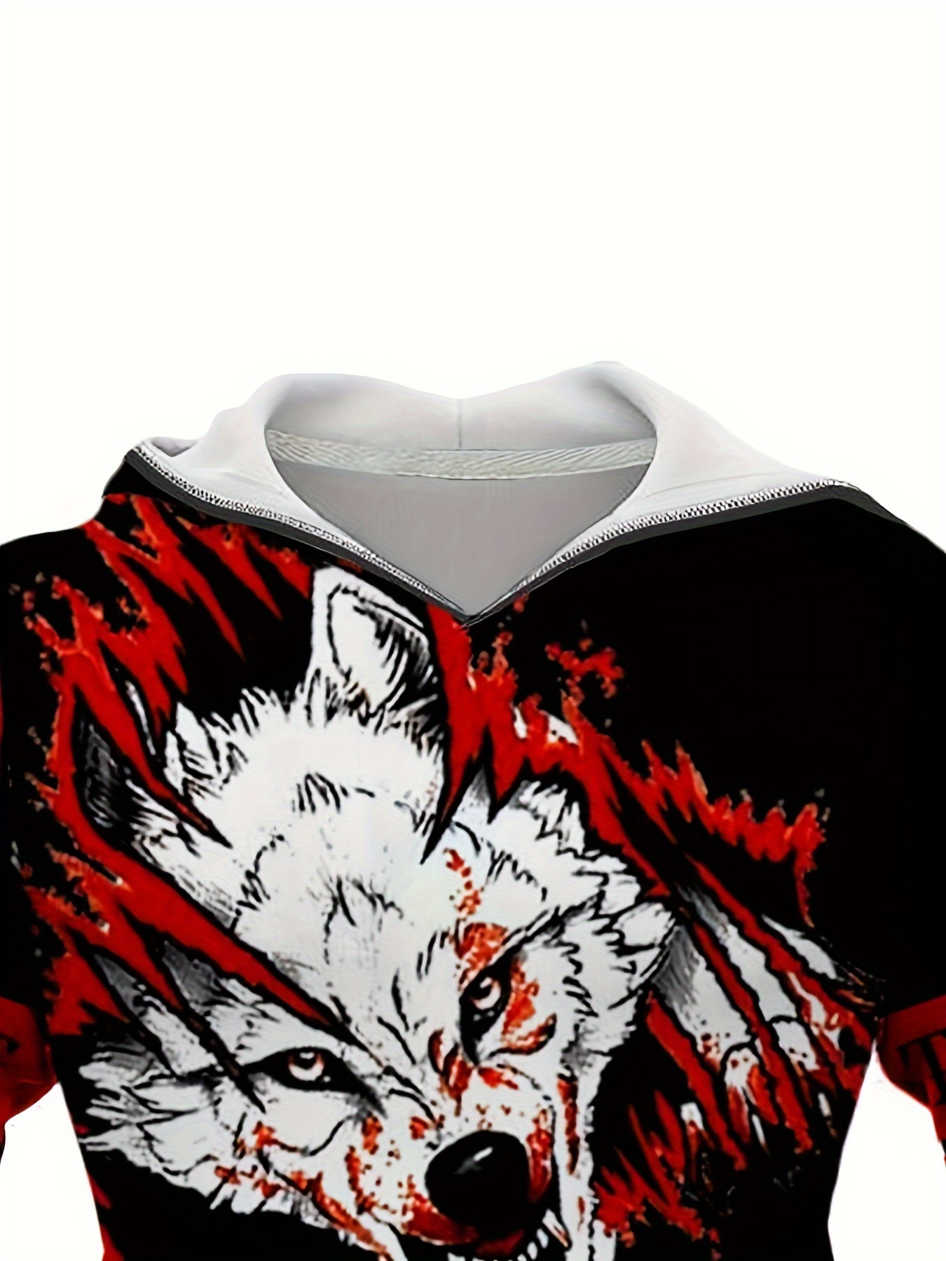 Cool wolf hoodies hotsell