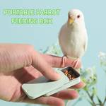 1pc Parrot Training Feeding Box, Outdoor Portable Bird Feeding Box, Bird Training Reward Props, Feeding Device, Bird Feeding Supplies