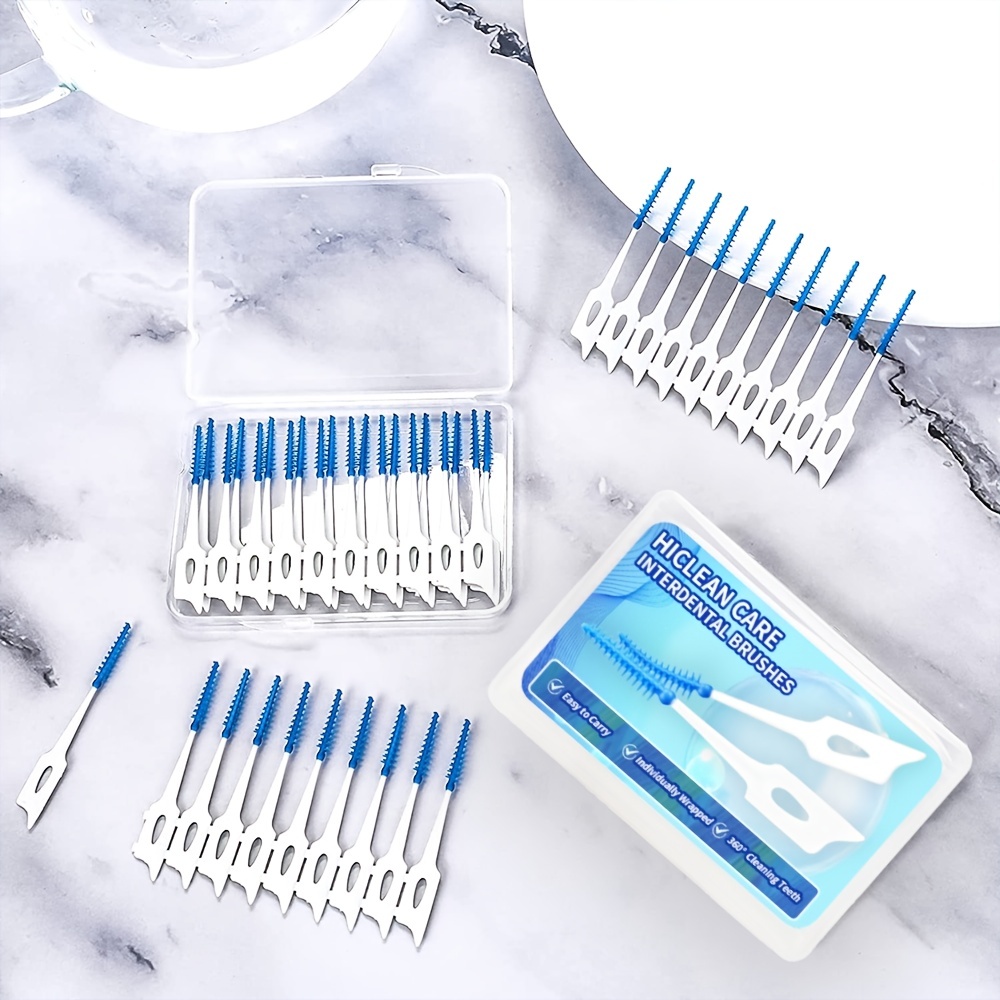Interdental Between Teeth Floss Clean Brushes Brush Oral Toothpick 10pcs  Dental
