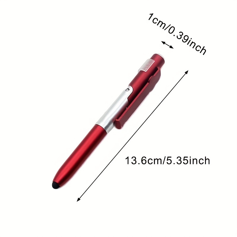 Acheter Stylo à bille pliable 4 en 1, Mini stylo capacitif universel avec  écran pour tablette et téléphone portable