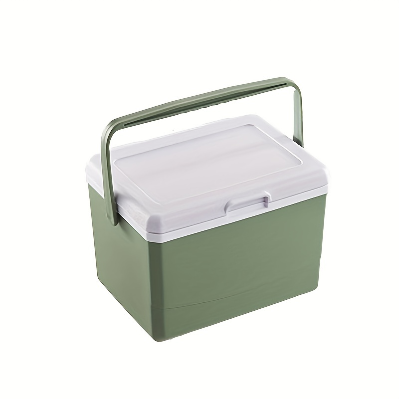Small Portable Plastic Cooler Box Outdoor Camping Drink Milk - Temu