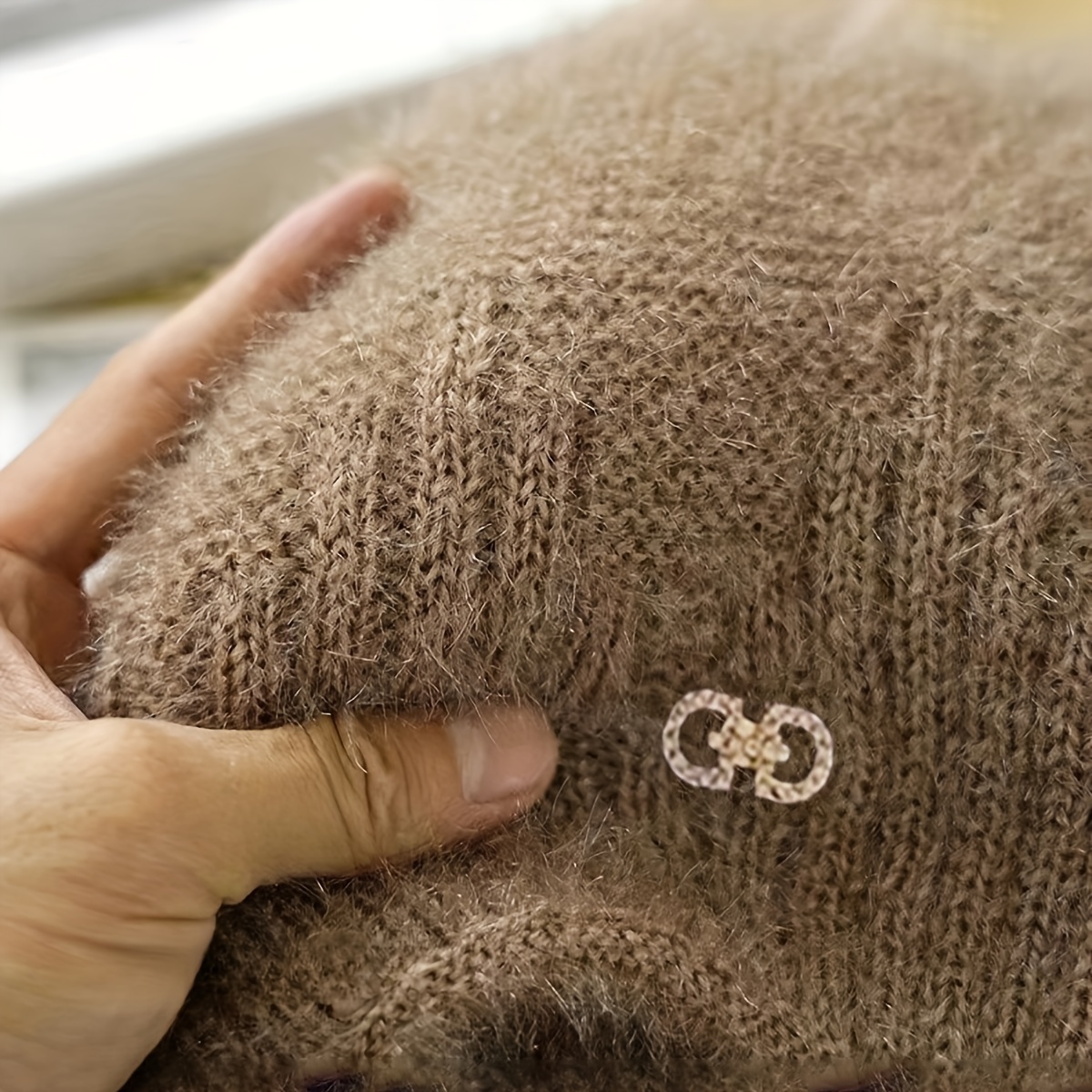 Gorro Holgado Etiqueta Decorativa Mujer Gorro Punto Elástico - Temu Mexico