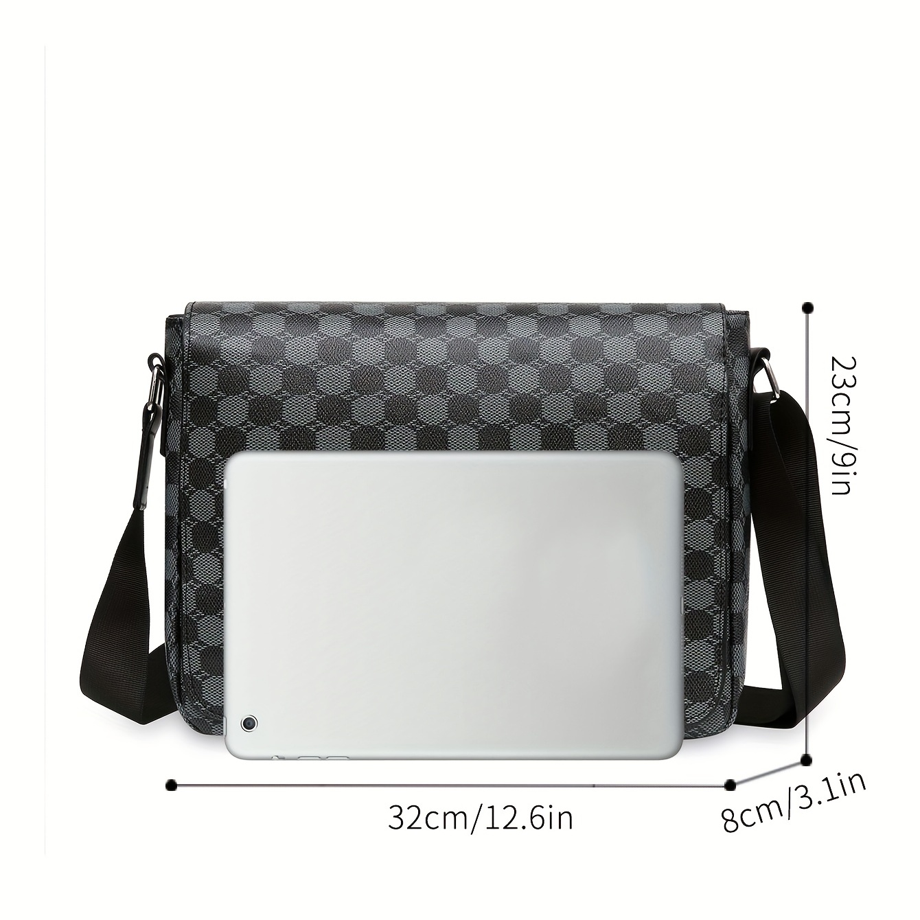 Louis Vuitton, Bags, Flapmessenger Bag Crossbody Bag Grey