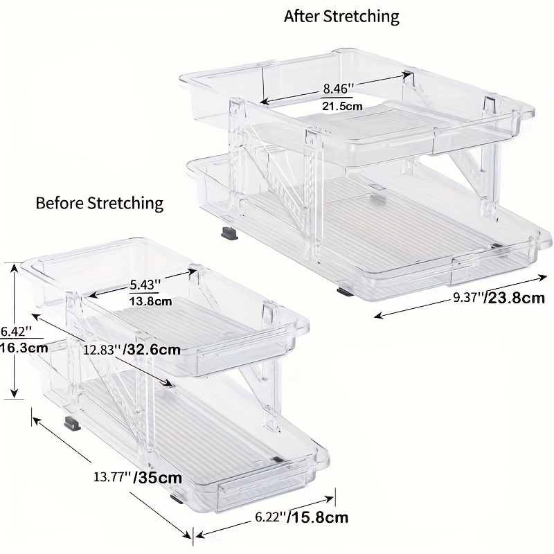 1/2pcs Rangement Et Organisation De Cuisine, Distributeur De Soda Réglable  Avec Organisateur De Canettes De