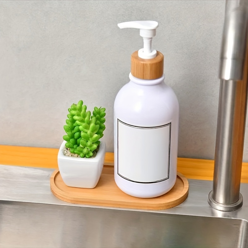 Bamboo & Wood Pallets for Shampoo Bottles - Oval, Rectangular, Circular