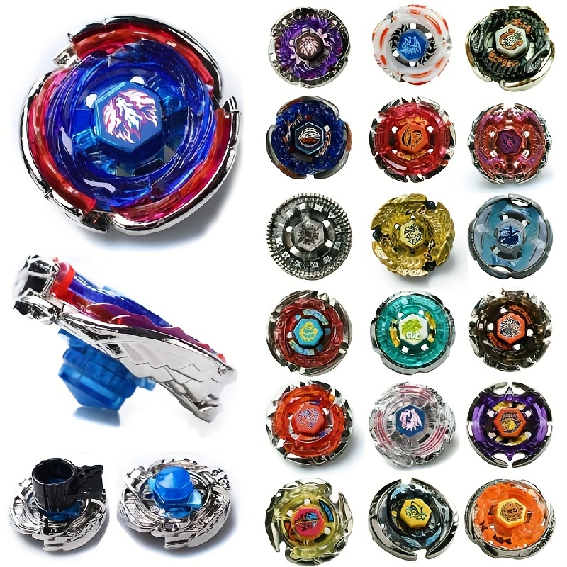 Beyblades Metal Fusion Blay Blade Toys Set 8Pcs Gyro With Wire And Ruler  Launcher Storage Box For Children Halloween，Thanksgiving And Christmas Gift
