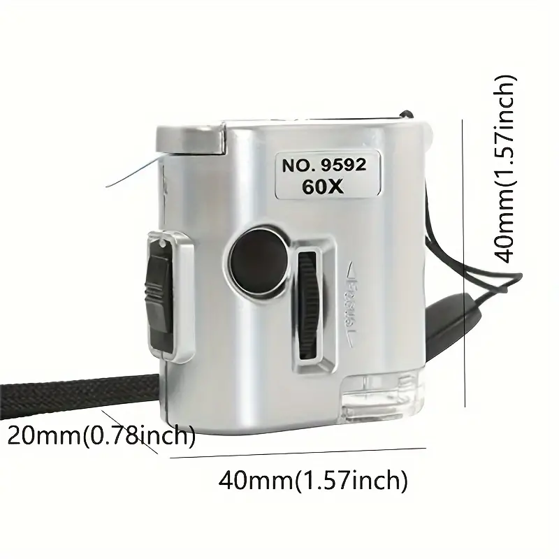 60x Handheld Magnifying Glass Mini Pocket Microscope - Temu