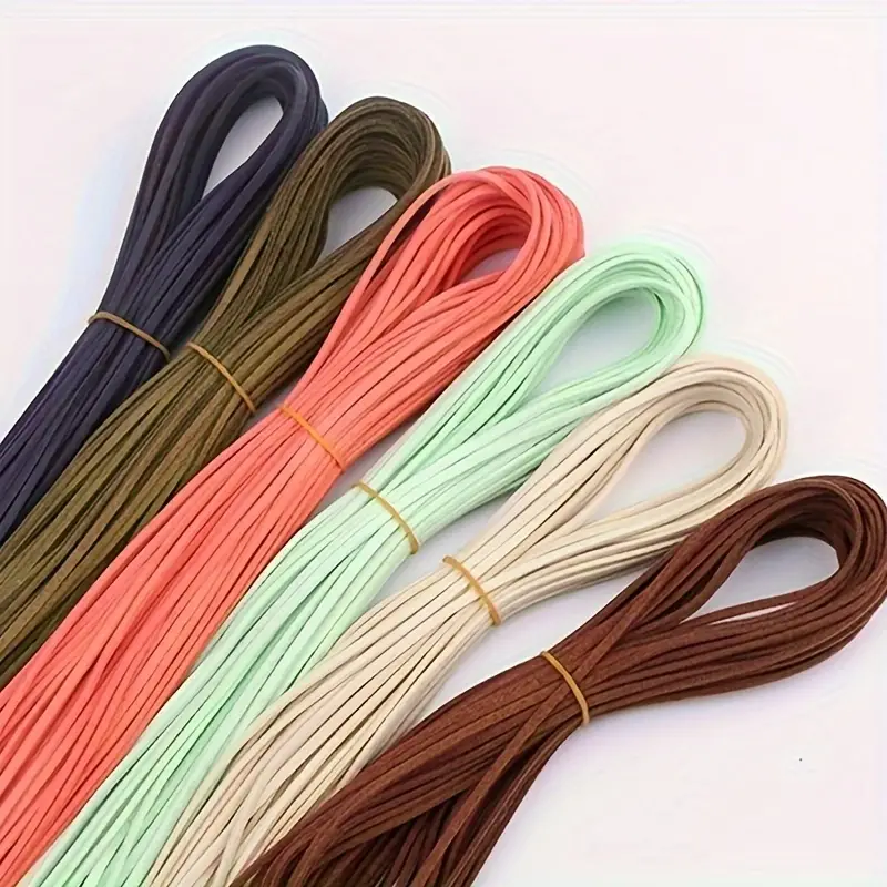 10 Bundles 1meter Suede Korean Velvet Leather Cord String Rope Thread  Thickness Korean Suede Leather, Suede Leather String Leather - Temu New  Zealand
