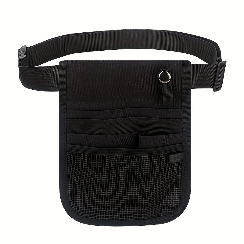 Black Fanny Pack Belt Bag: Murse Man Purse | Waist Bag