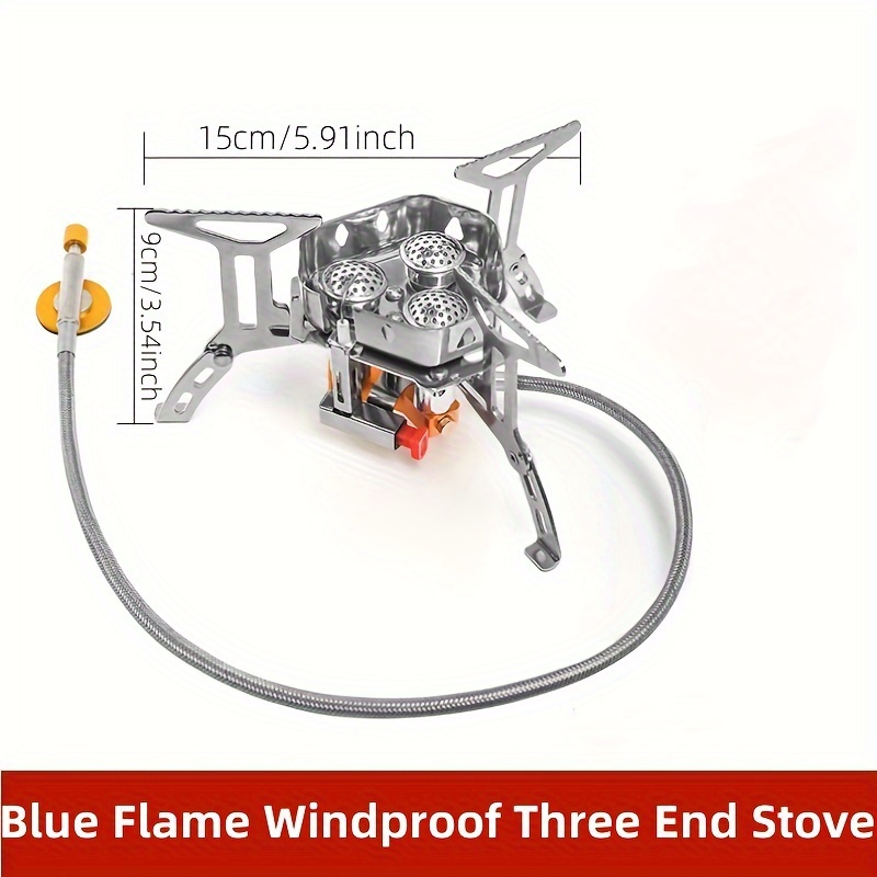Estufa De Gas Portátil Plegable Para Acampar, Quemador A Prueba De Viento  Para Exteriores, Utensilios De Cocina De Viaje Ultraligeros Para Hacer  Senderismo Y Picnic - Deporte Y Aire Libre - Temu