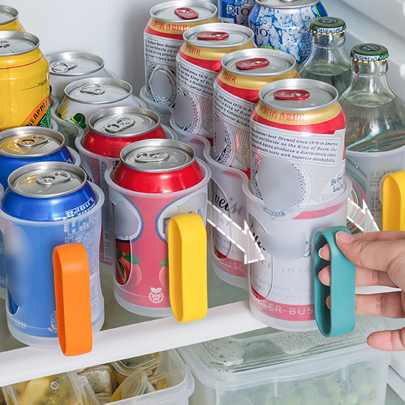 1pc Caja Almacenamiento Bebidas Refrigerador Artefacto - Temu