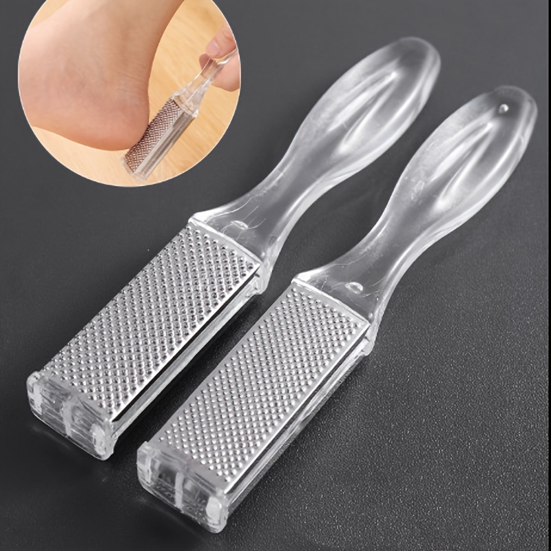 Stainless Steel Foot Scraper | Professional Double-Sided Foot File Callus  Remover for Feet | Foot Rasp Scrubber for Wet Or Dry Skin | Easy to Clean