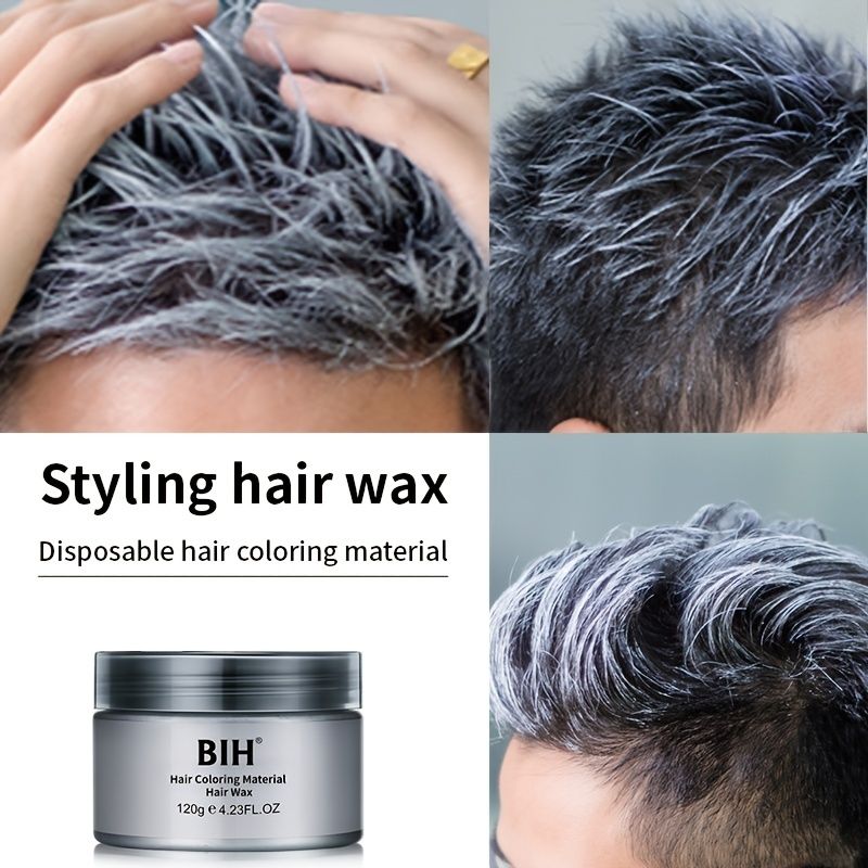 Bih Styling Hair Wax 120g 4 23oz Hair Coloring Material Natural Stereotypes  Not Stiff Easy To Wash - Beauty & Personal Care - Temu