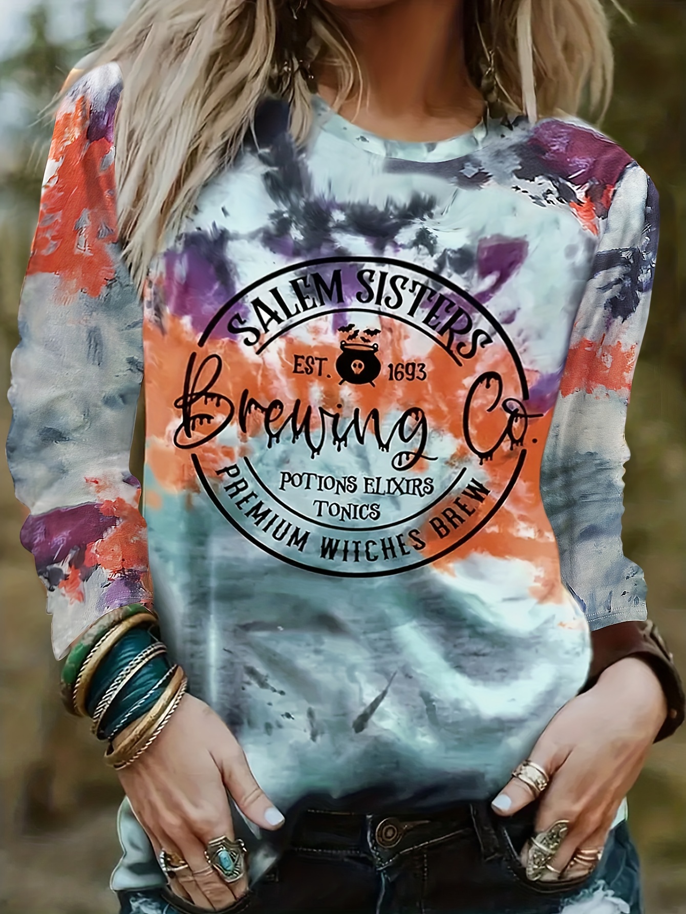 Women's T-shirt Spring/Fall T-shirt Long sleeve Casual T-shirt