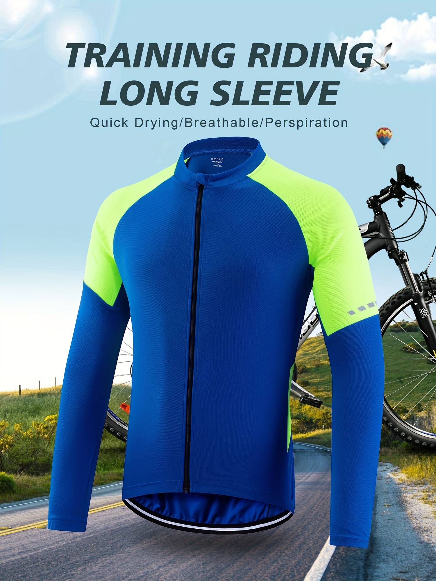 Cool Cycling Jersey Men with Zipper Pocket