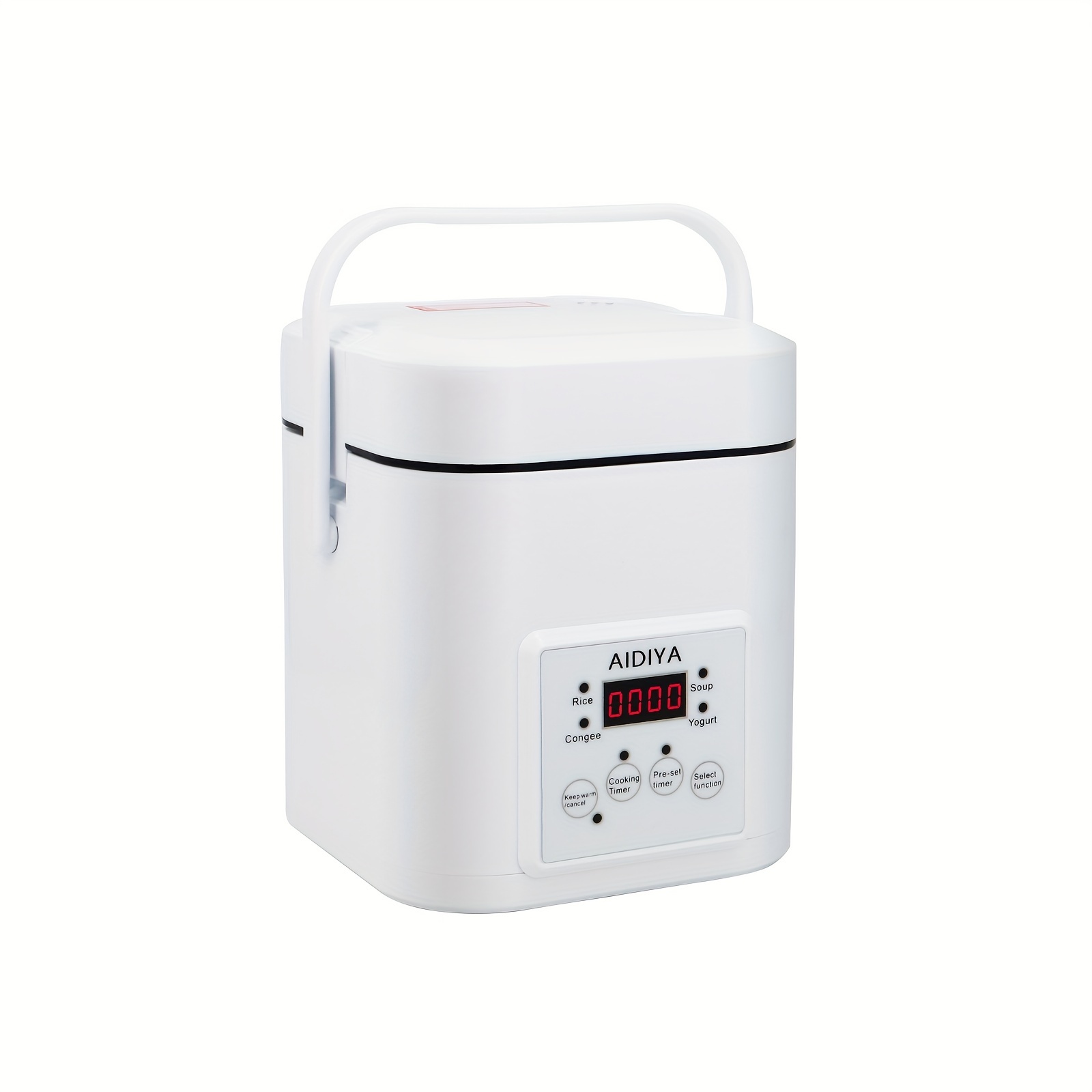  Moosum Rice Cooker Maker 5-Cup(Uncooked) with Steamer, Ceramic  coating, BPA Free, Large capacity, Stainless Steel: Home & Kitchen