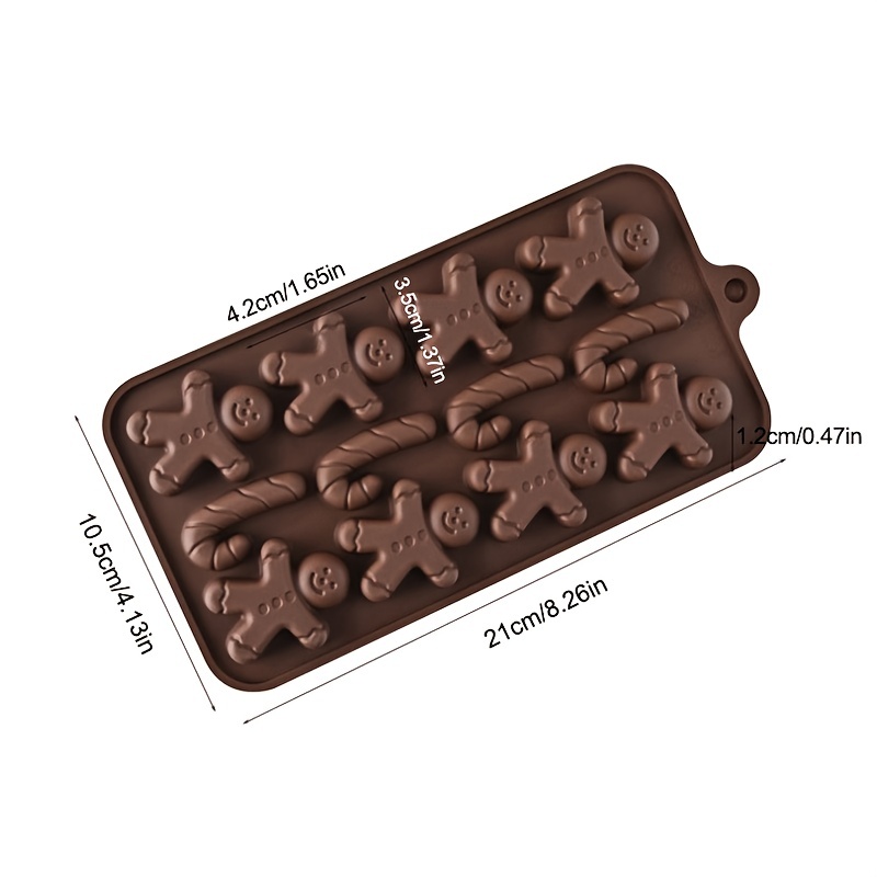 Christmas Silicone Chocolate Moulds Xmas Candy Mold Trays - Temu