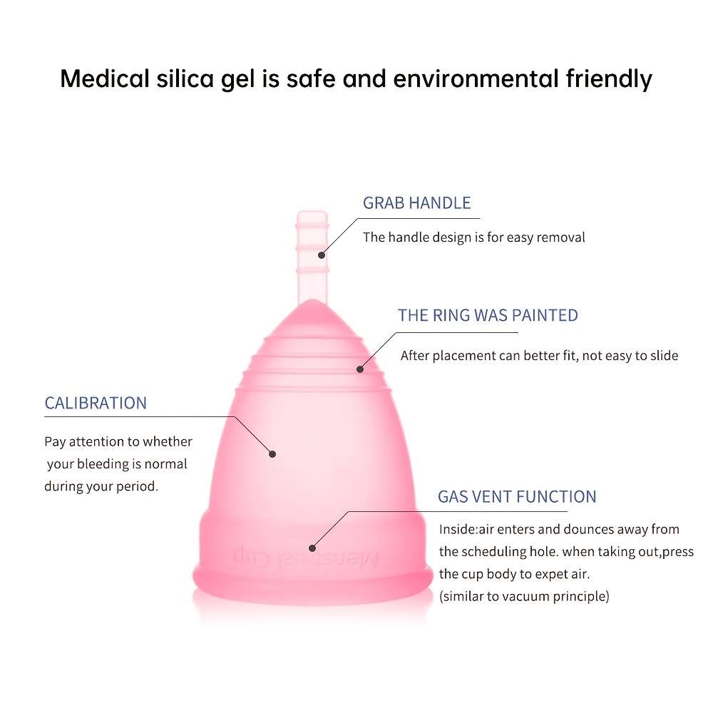 Silicone Silicon Menstrual Cup