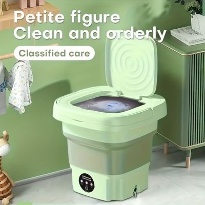 1pc portable 8l washing machine for camping rv travel and home use perfect for washing underwear bras socks and more