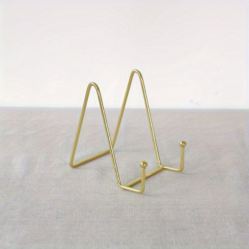 Tripar 4 in. Gold Square Wire Stand