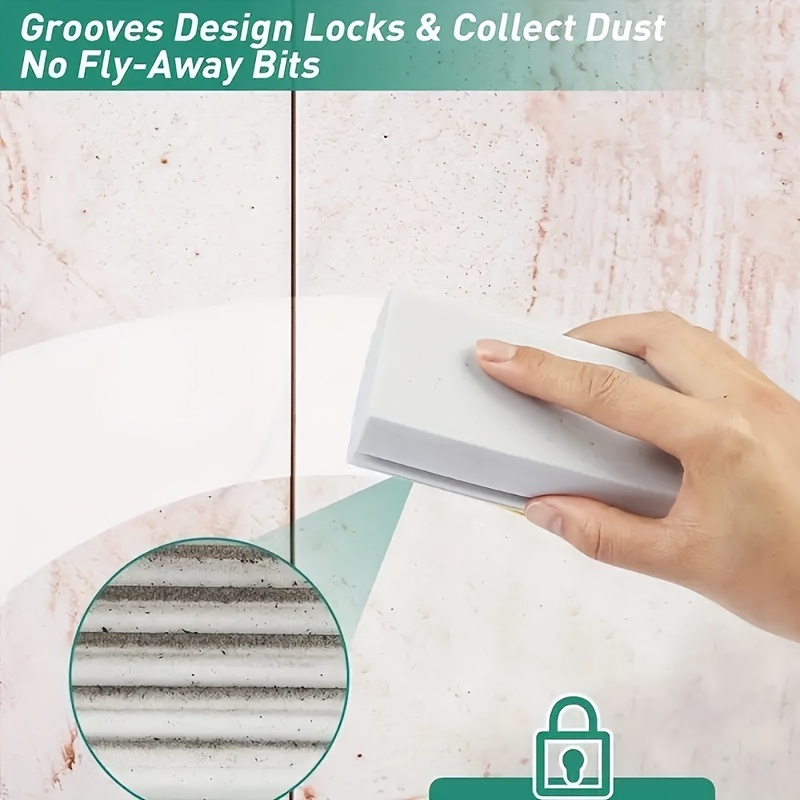 Damp Duster, Magical Dust Cleaning Sponge, Duster for Cleaning Venetian &  Wooden Blinds, Vents, Radiators, Skirting Boards, Mirrors and Cobwebs,  Traps