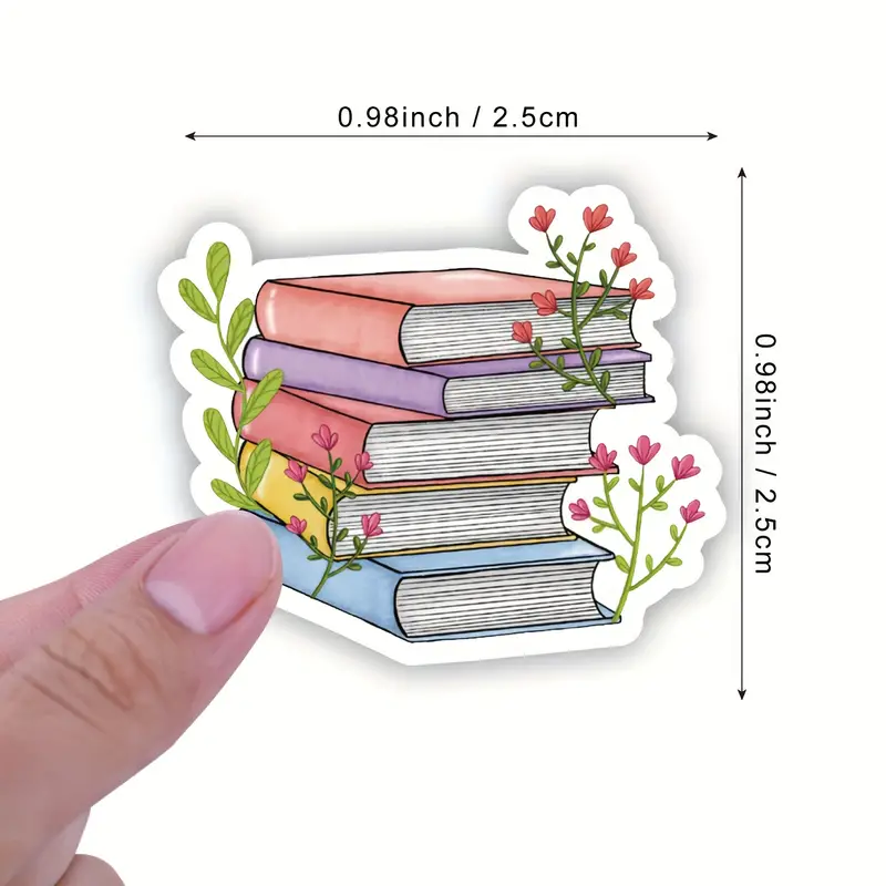 Flower Sticker Book Roll Waterproof Vinyl Stickers For Water - Temu
