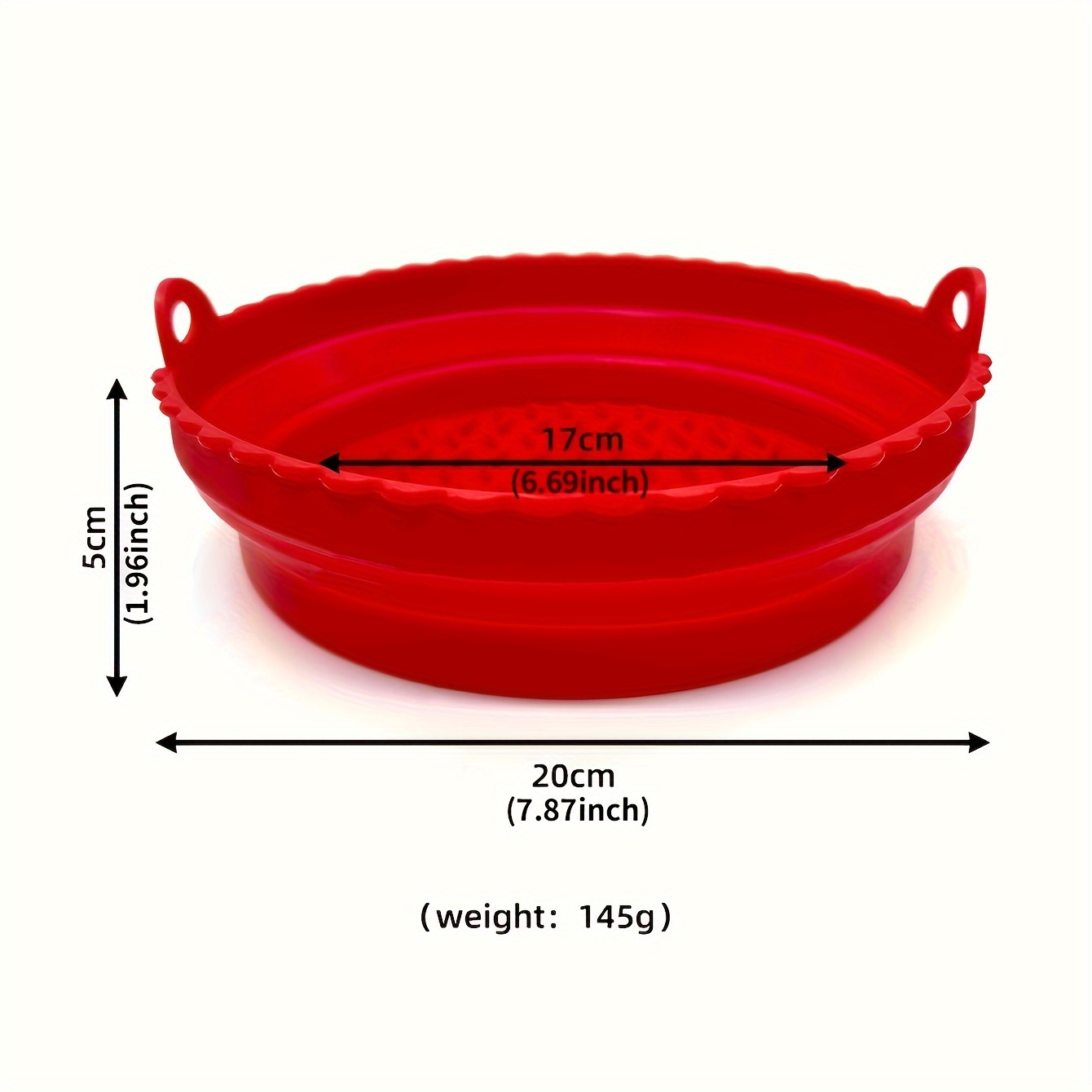 Collapsible Silicone Air Fryer Liner (top ), Foldable Air Fryer Liners Pot,  Silicone Basket Bowl, Reusable Baking Tray, Oven Accessories, Baking Tools,  Kitchen Gadgets, Kitchen Accessories - Temu