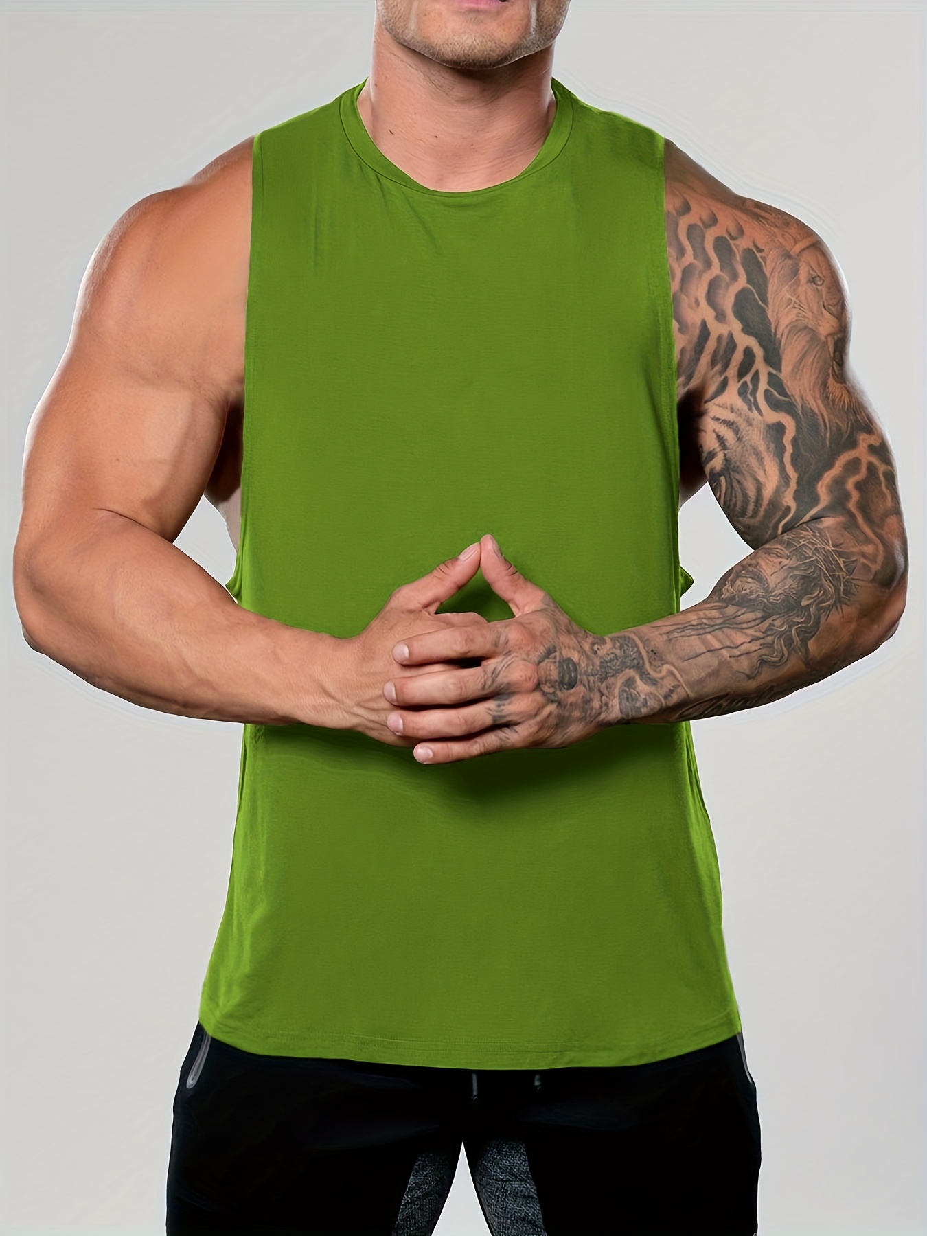 Camiseta Tirantes Doone - Verde - Camiseta Fitness Mujer 