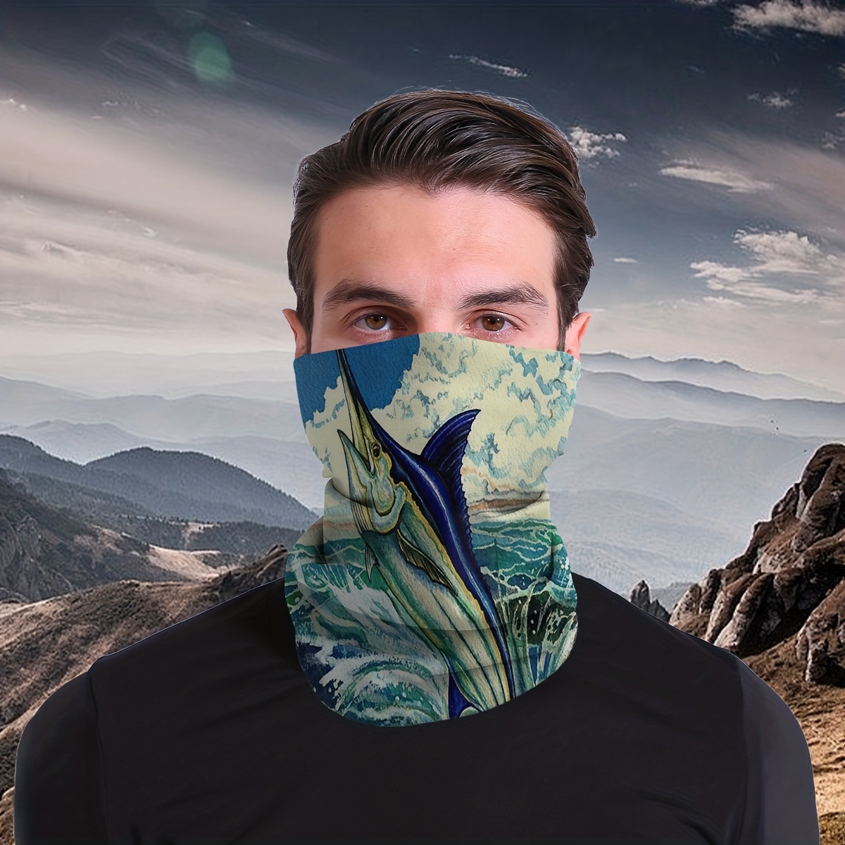 2023 Neck Gaiter Face Scarf Mask Summer Sun Protection Face Cover for  Fishing Running Cycling