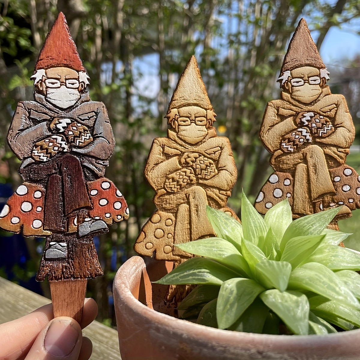 Décorations De Jardin Escalade Gnomes Arbre Décor Mignon Gnome