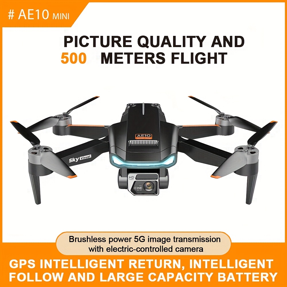 Ae10 Mini Drone Professionnel De Grade 5g Brushless Moteur - Temu France