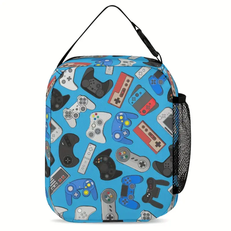 Video Game Insulated Lunch Bag, Reusable Cute Tote, Lunch Box Bag For Women  Men, Insulated Lunch Box Container, For Camping Picnic Essential, For  Teenagers And Workers At School, Classroom, Canteen, Back School 