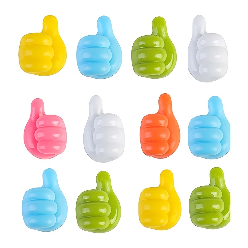 Cable Clips Silicone Thumb Wall Hooks Funny Cord Holders For - Temu Poland