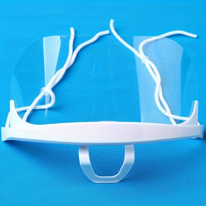 Plastic Masks Food Service Disposable Supplies Transparent - Temu