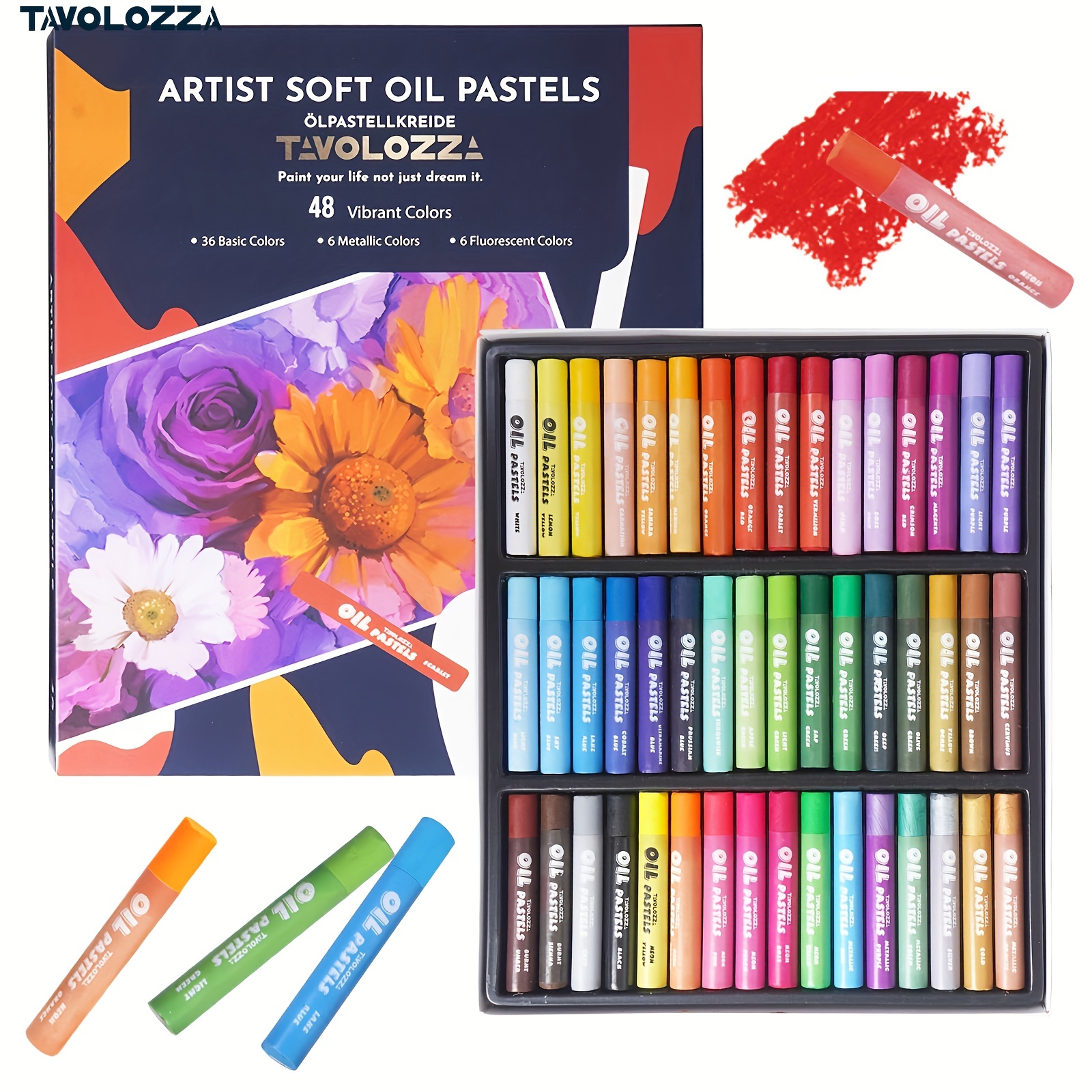 Ooly, Pastel Hues Colored Pencils, Vivid and Beautiful Pastel Pencil Set  for Kids and Adults, Drawing and Coloring Art Supplies, Unique Pastels for
