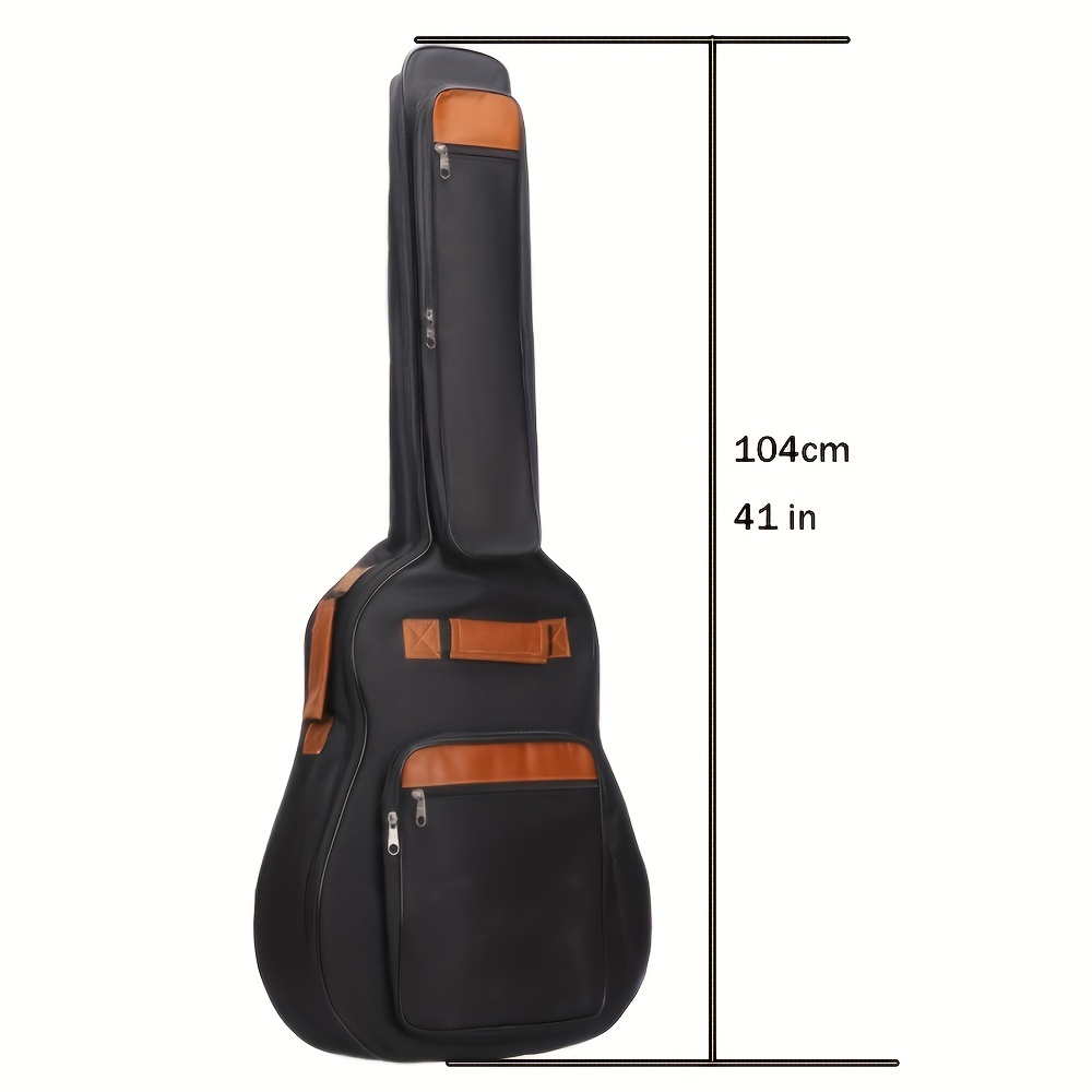 Guitar Bag Bass Travel Suitcase Backpack Shoulder Handbag - Temu