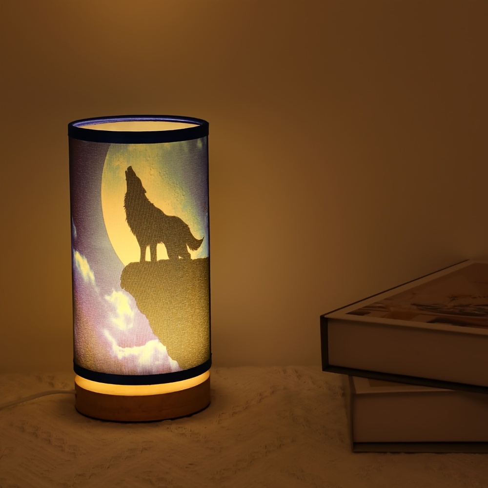 Modern Deko Lampe Nachttischlampe LED Nachtlicht für Schlafzimmer und  Kinderzimmer, USB Tischlampe Nachtlampe Kinder Stimmungslicht mit