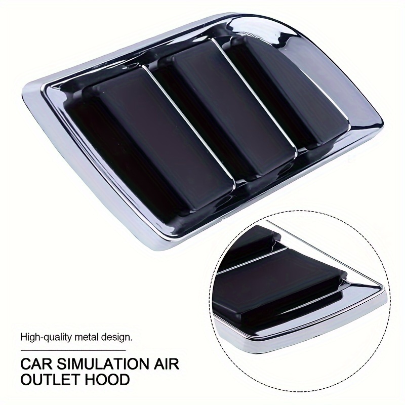 Car Hood Decoration Air Outlet Modification Simulation Air - Temu