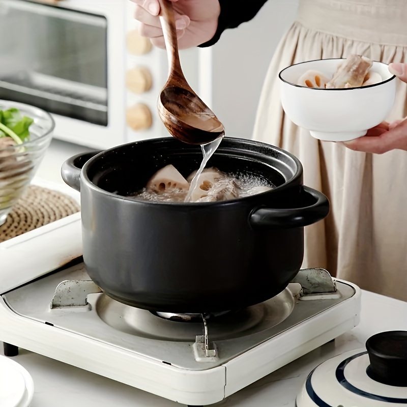 Ceramic Stew Pot Casserole Dish Clay Cooking Shallow Pot - Temu